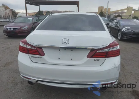 2017 Honda Accord Ex-L V6 из США, поврежденный, VIN 1HGCR3F89HA032552